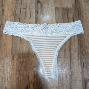 Maurices White Lace Trim Intimates